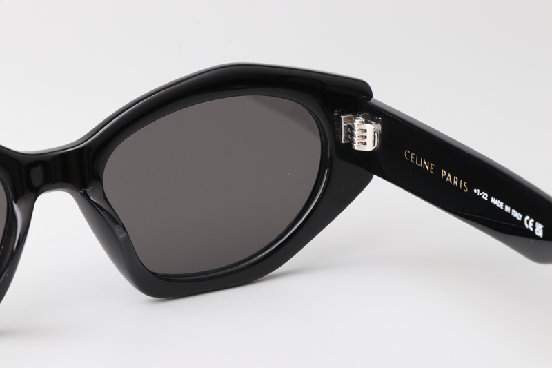 CL40238U Sunglasses Black Gold Gray