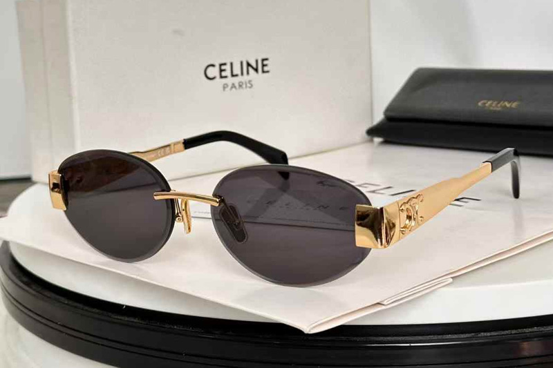 CL40240I Sunglasses Gold Gray