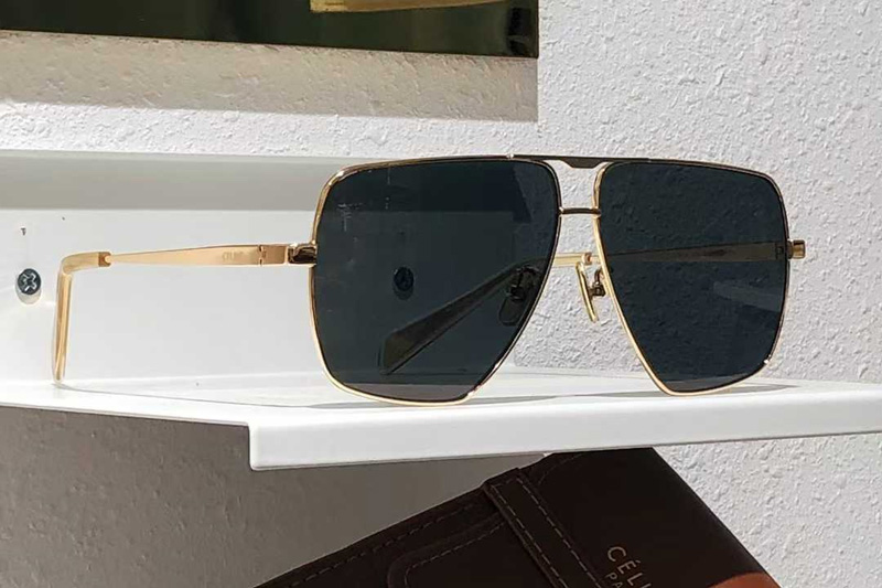 CL40246U-A Sunglasses Gold Gray