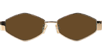 CL40254U Sunglasses Gold Brown