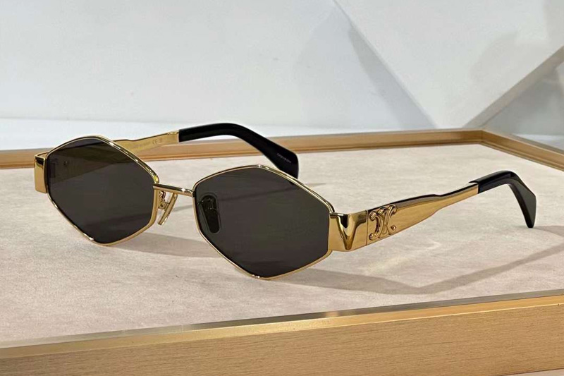 CL40254U Sunglasses Gold Gray