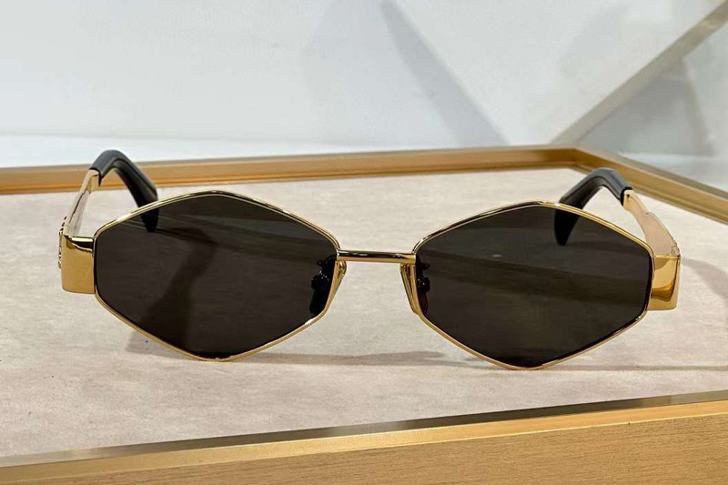 CL40254U Sunglasses Gold Gray