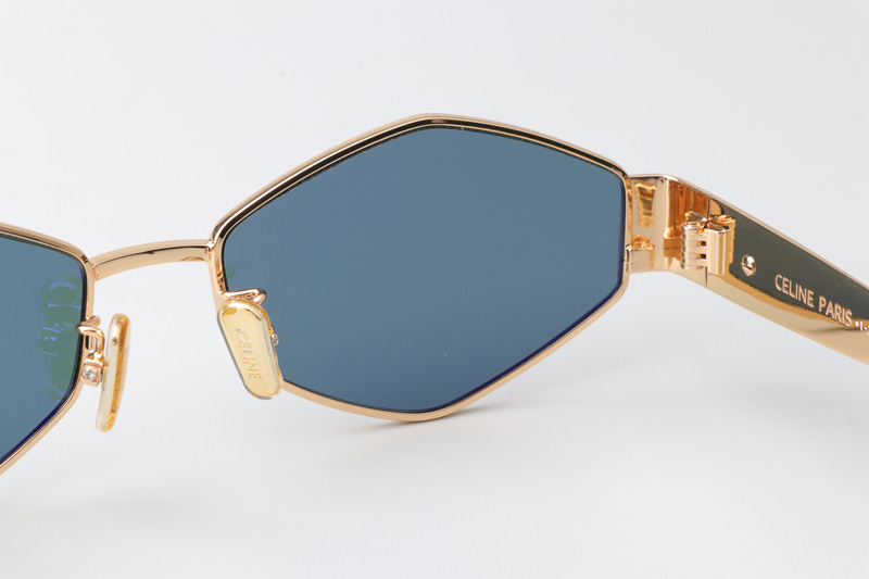 CL40254U Sunglasses Gold Green