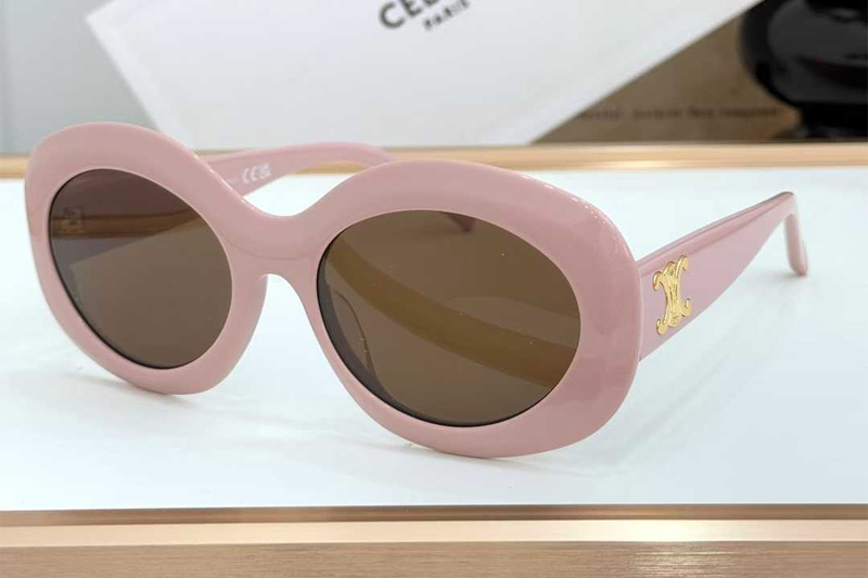 CL40292U Sunglasses Pink Brown