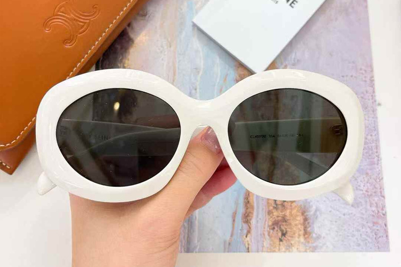 CL40292U Sunglasses White Gray