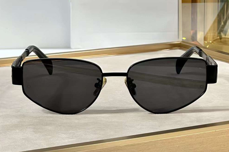 CL40293U Sunglasses Black Gray