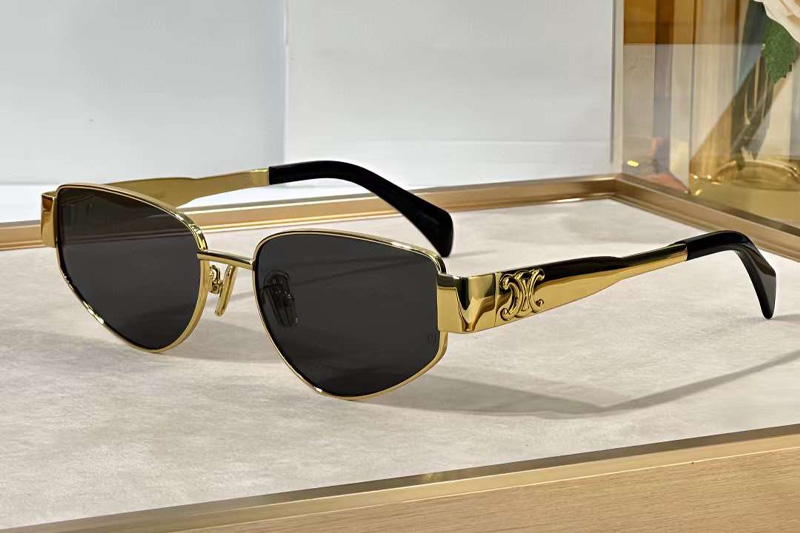 CL40293U Sunglasses Gold Gray