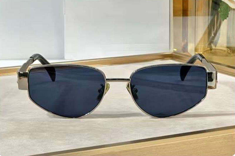 CL40293U Sunglasses Silver Blue