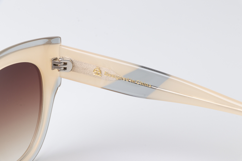 CSHK001 Sunglasses Cream Gradient Brown