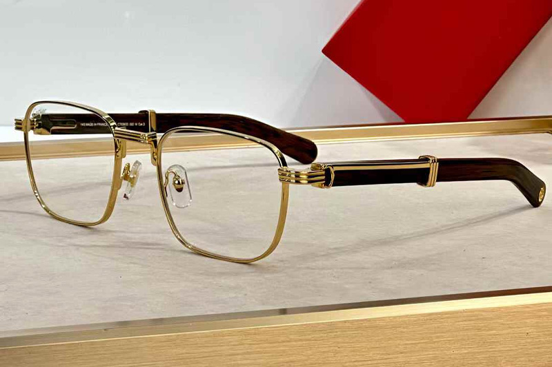 CT0363S Eyeglasses Gold Black