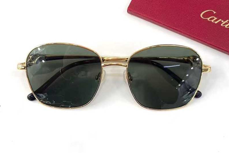 CT0371O Sunglasses Gold Green