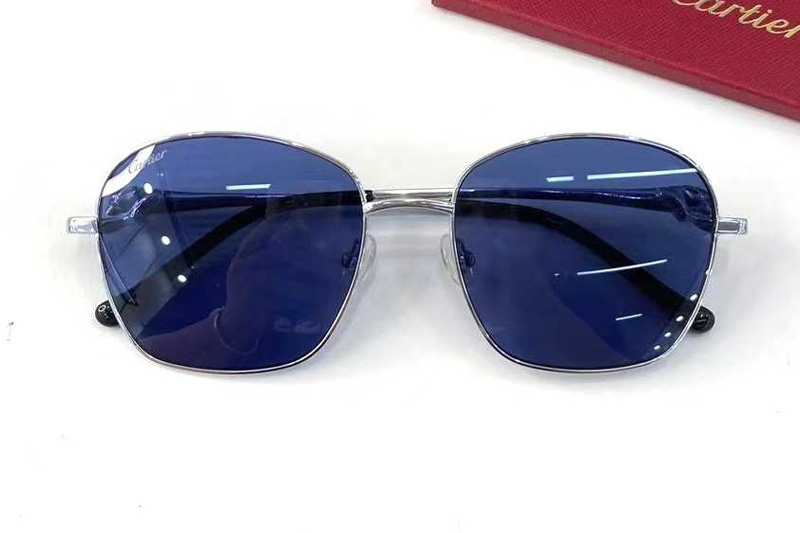 CT0371O Sunglasses Silver Blue