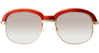 CT 1116679 Wood Sunglasses Gold Gradient Brown