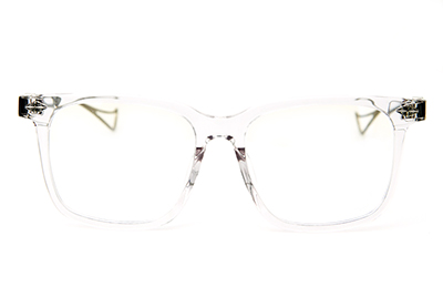 Chuck-A Eyeglasses Clear Silver
