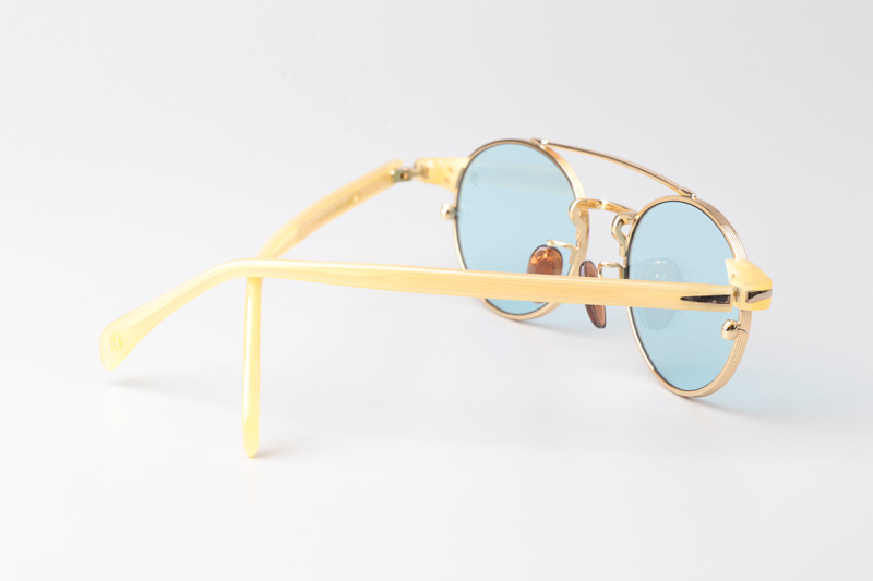 DB1042S Sunglasses Gold Yellow Blue