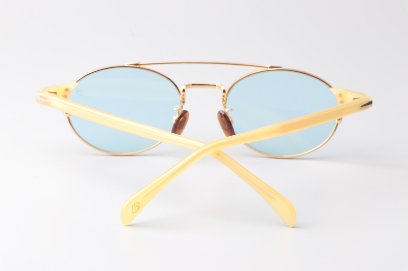 DB1042S Sunglasses Gold Yellow Blue