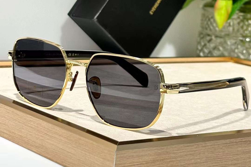 DB7121GS Sunglasses Gold Gray