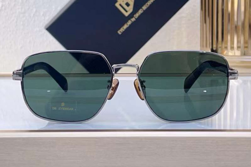 DB7121GS Sunglasses Silver Green