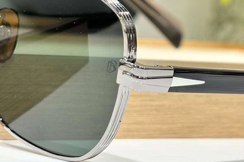 DB7121GS Sunglasses Silver Green