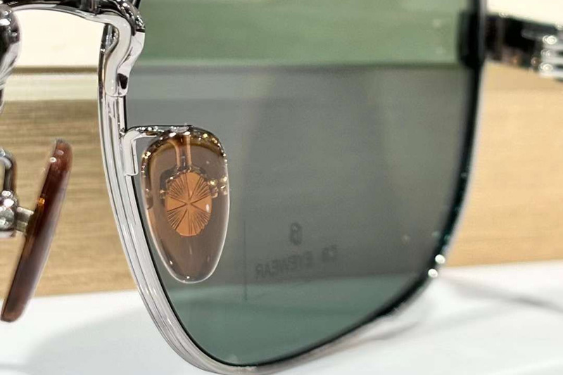 DB7121GS Sunglasses Silver Green