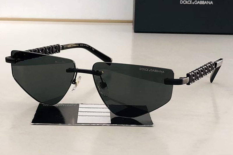 DG2301 Sunglasses Black Gray