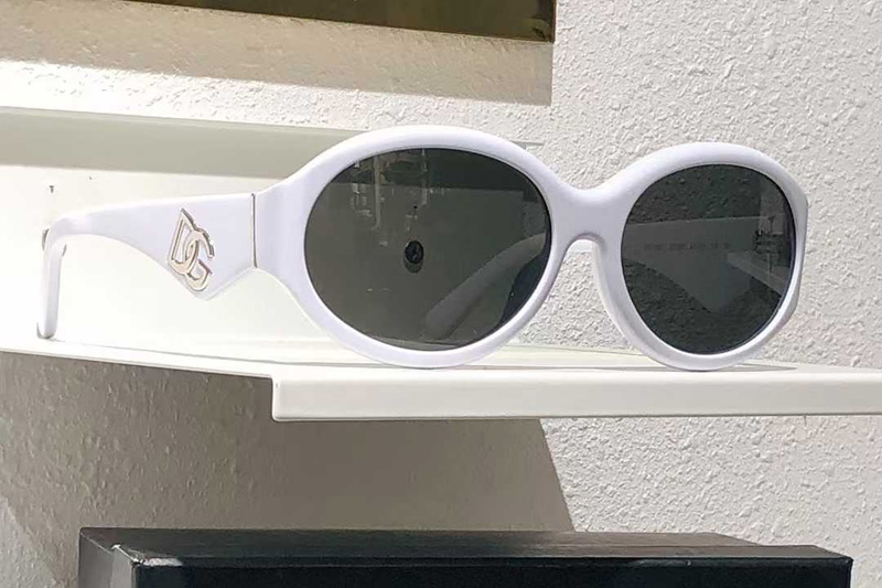 DG6201 Sunglasses White Gray