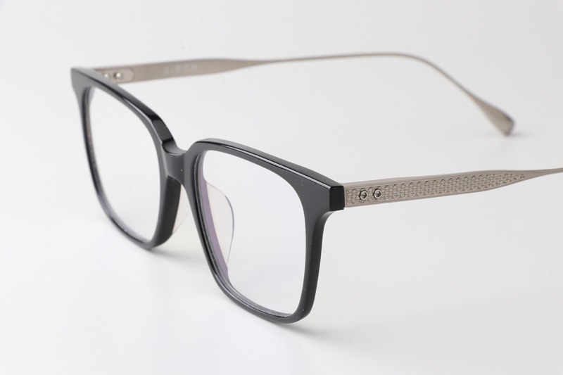 DTX506 Eyeglasses Black Silver