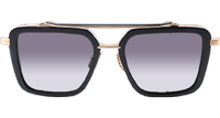 DT Mach Seven DTS135 Sunglasses In Black Gold Gradient Grey
