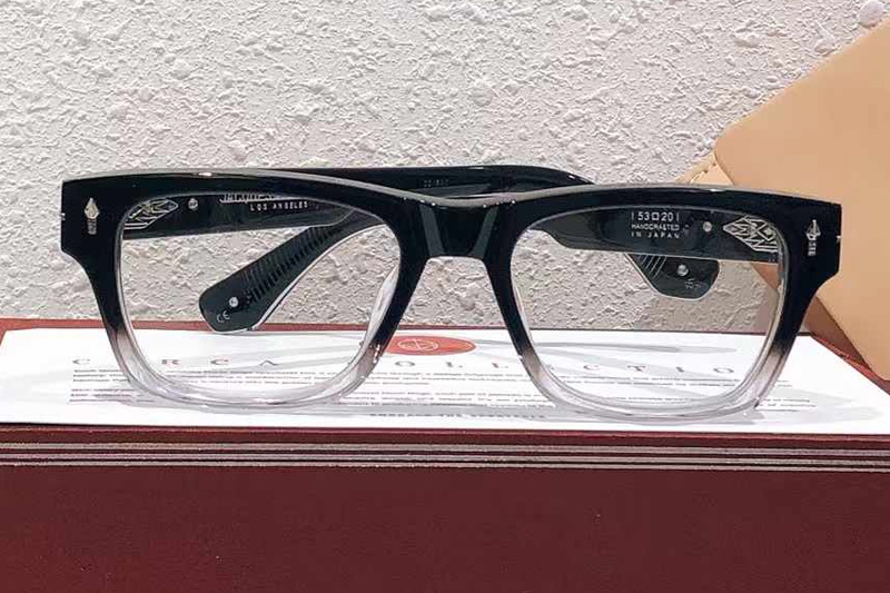 Dayton Eyeglasses Black Transparent