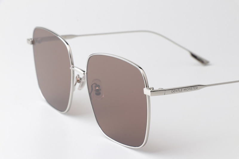 Diane Sunglasses Silver Brown