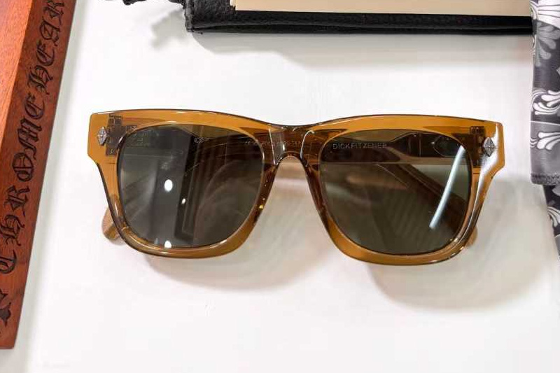 Dickfitzener Sunglasses Brown Green