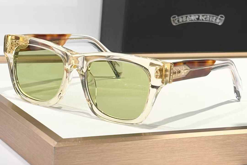 Dickfitzener Sunglasses Transparent Green