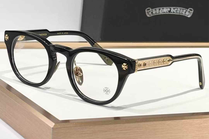 Dingalonglinglong Eyeglasses Black Gold