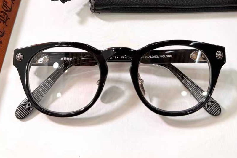 Dingalonglinglong Eyeglasses Black Silver