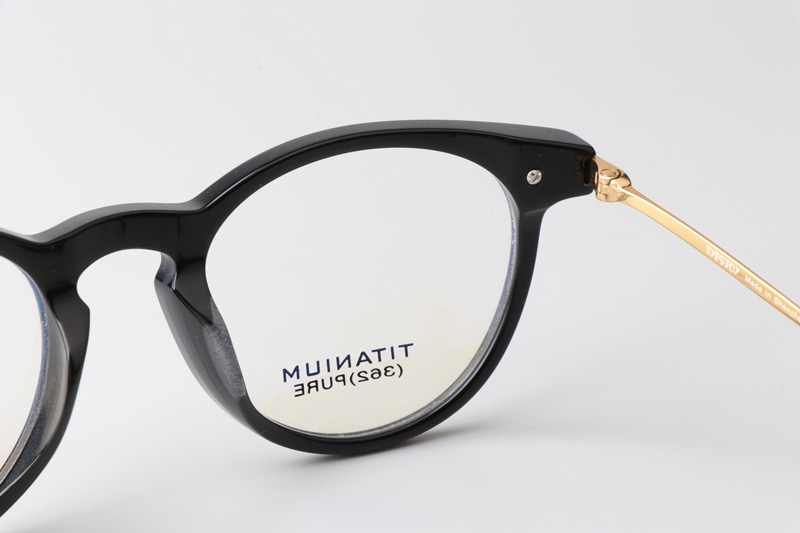 EJ362 Eyeglasses Black Gold