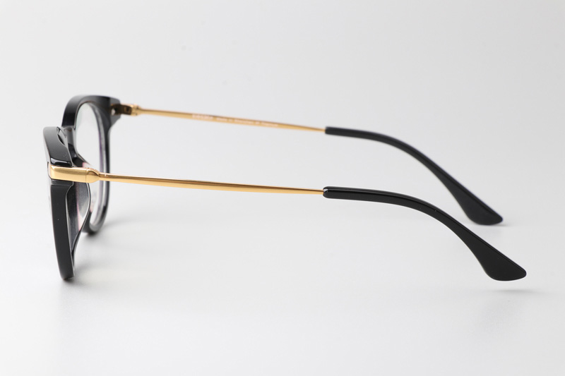 EJ362 Eyeglasses Black Gold