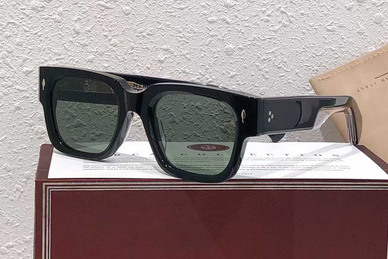 Enzo Sunglasses Black Green