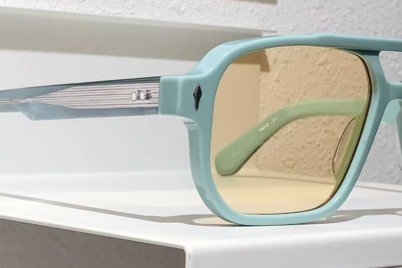 Evans Sunglasses Blue Yellow