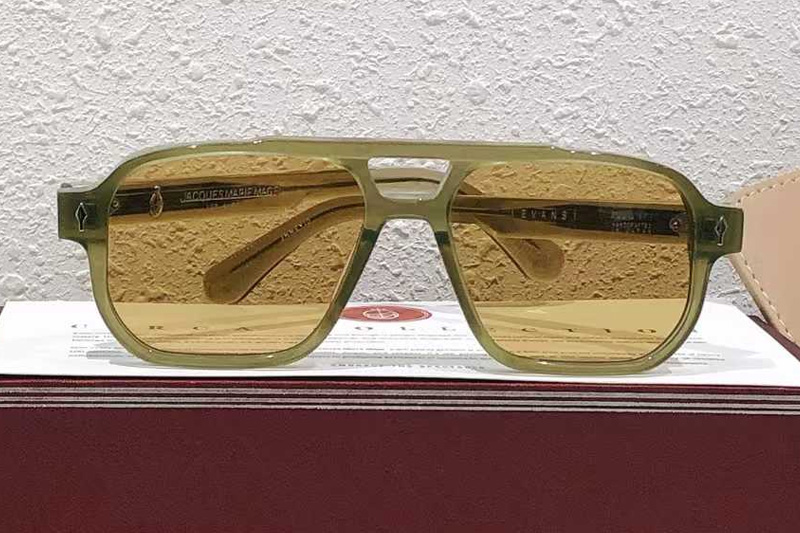 Evans Sunglasses Green Brown