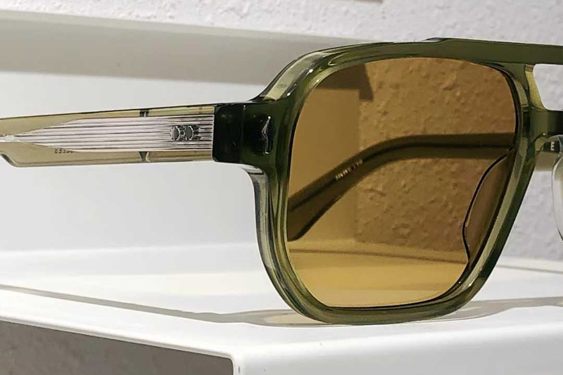 Evans Sunglasses Green Brown