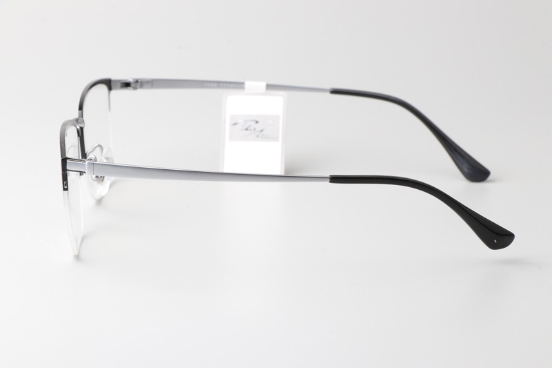 F8806 Eyeglasses Black Silver