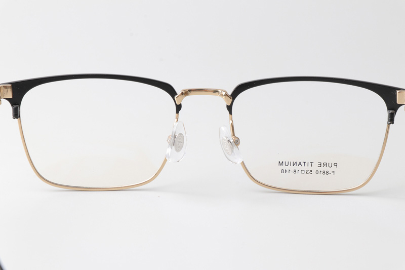 F8810 Eyeglasses Black Gold
