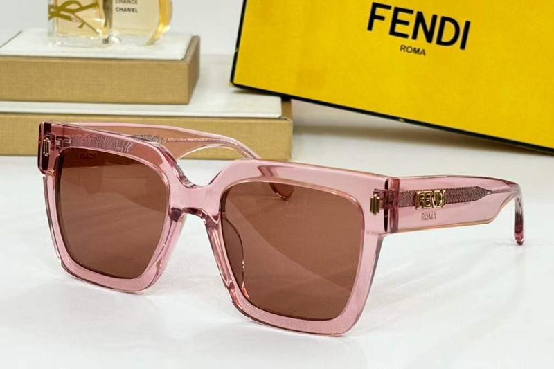 FE40101I Sunglasses Pink Brown