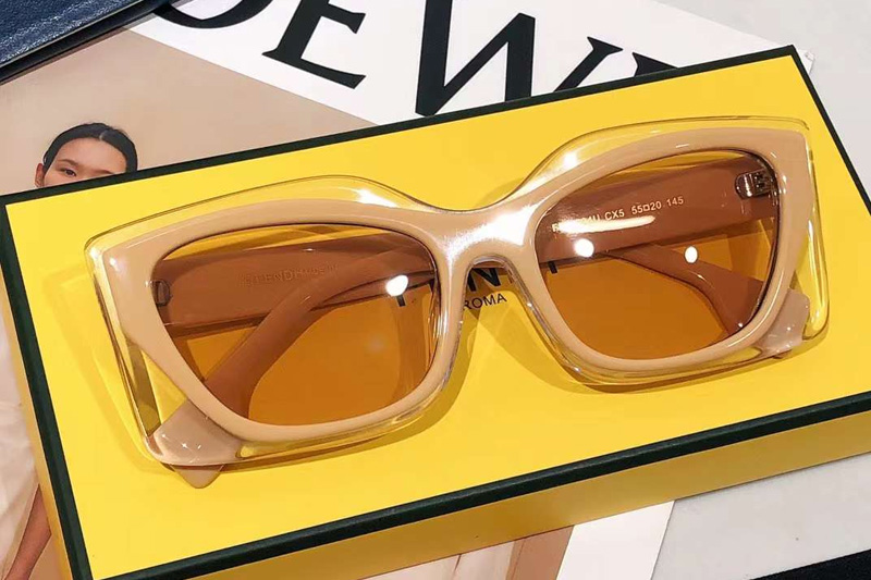 FF40034U Sunglasses In Yellow