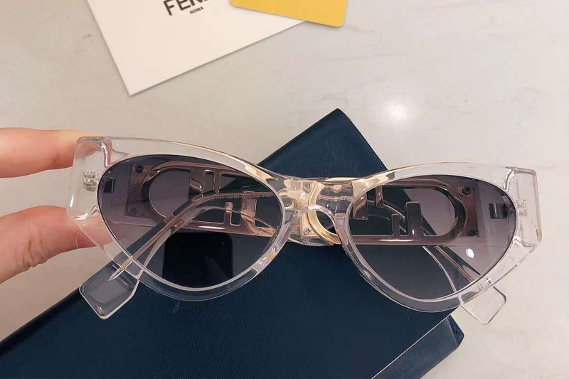 FF FOL029 Sunglasses In Transparent