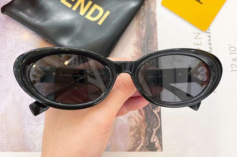 FOL0092 Sunglasses Black Gray