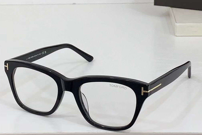 FT0237 Eyeglasses Black Gold