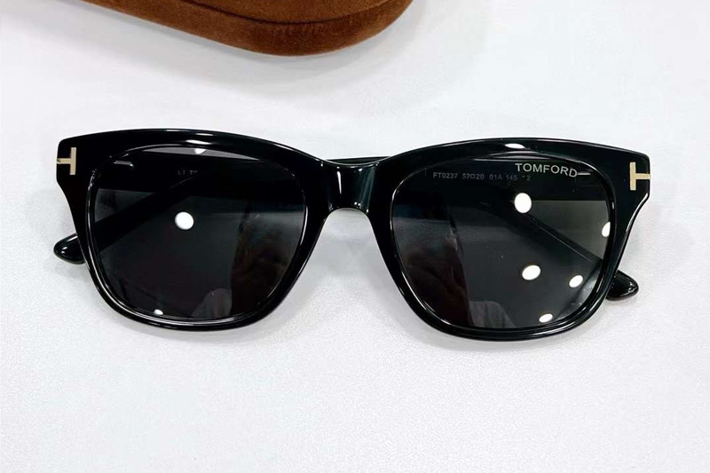 FT0237 Sunglasses Black Gray