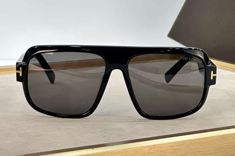 FT1101 Sunglasses Black Gray