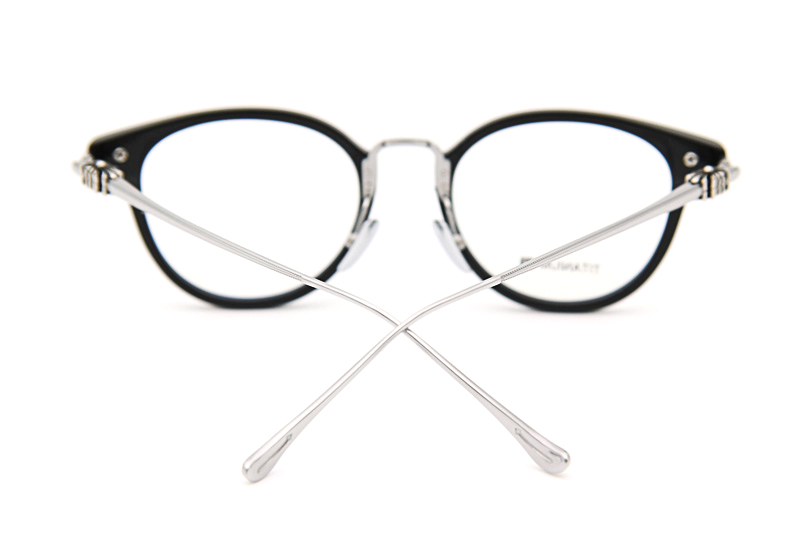 Fanx Huney Eyeglasses Black Silver